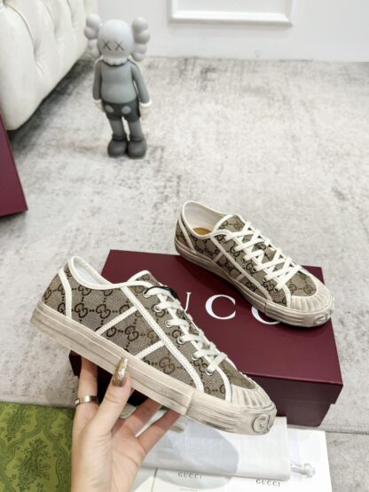 Gucci Lido series distressed casual shoes - Image 5