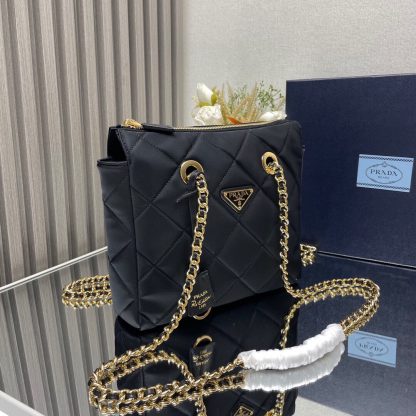 PradaVintage vintage chain diamond hobo bag - Image 5