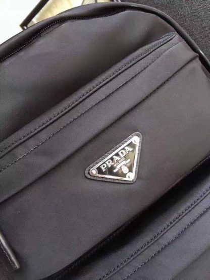 Prada black stylish casual backpack - Image 5