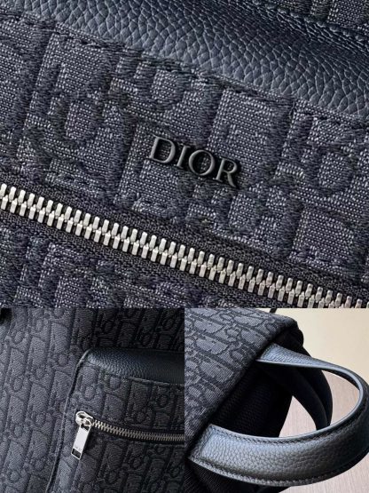 Dior black floral backpack - Image 5