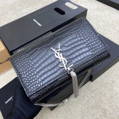 Ysl Kate crocodile shoulder bag - Image 5