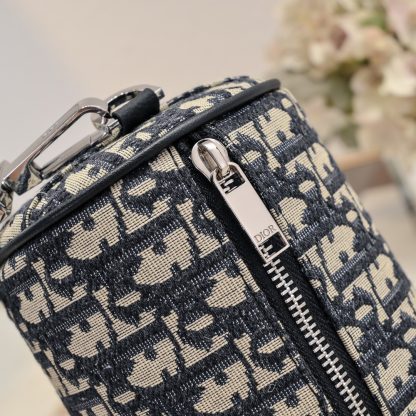 Dior OBLIQUE printed canvas cylindrical bag - Image 5