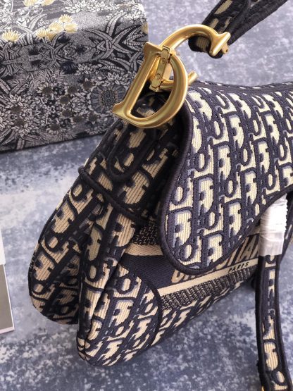 Dior Oblique Saddle Bag - Image 5