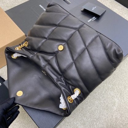 Ysl black gold button cloud bag - Image 5