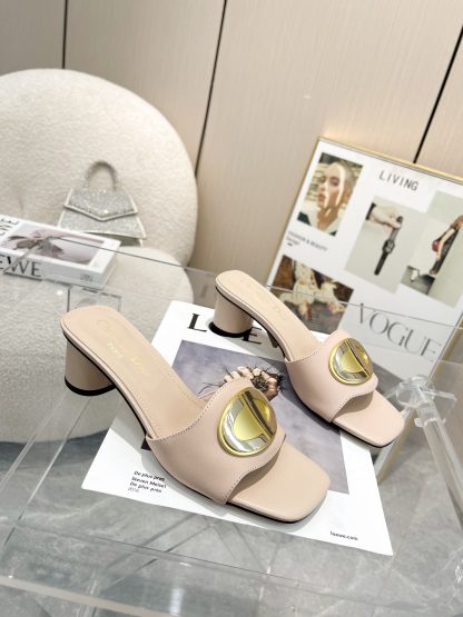 Dior Elegant Fashion Mid-Heel Sandals for Women - Image 5