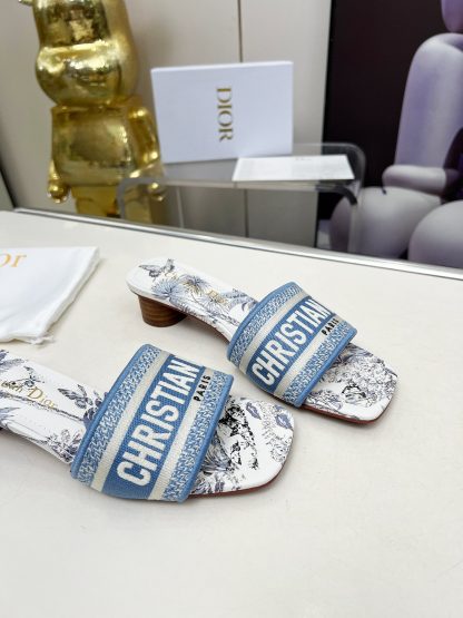Dior silk forged fashion sandals for women - Image 5