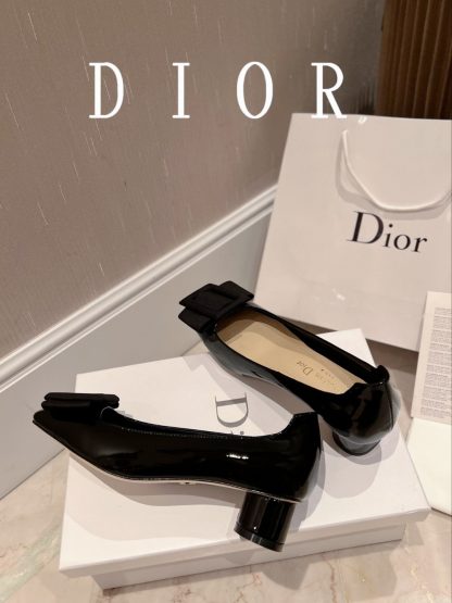 Dior Square Buckle Everyday Elegant High Heels - Image 5