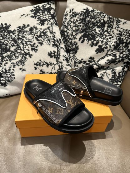 Louis Vuitton New Zipper Slippers - Image 5
