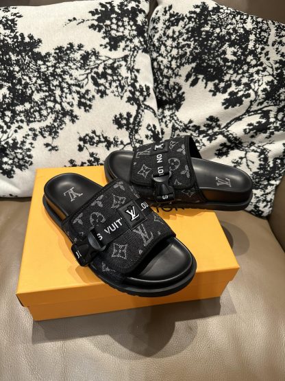 Louis Vuitton Velcro Slippers - Image 5
