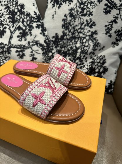 Louis Vuitton New Classic Slippers with Embroidery - Image 5