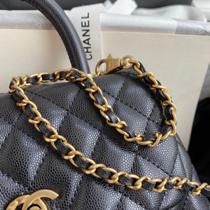 Chanel black ball with black ball handle fashion crossbody bag - Image 5