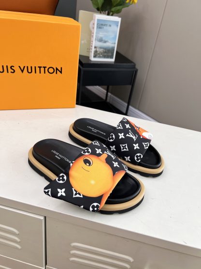 Louis Vuitton ol llow comfort flat sandals - Image 7