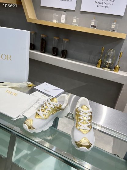 Dior Gold Vibe Sneakers - Image 7