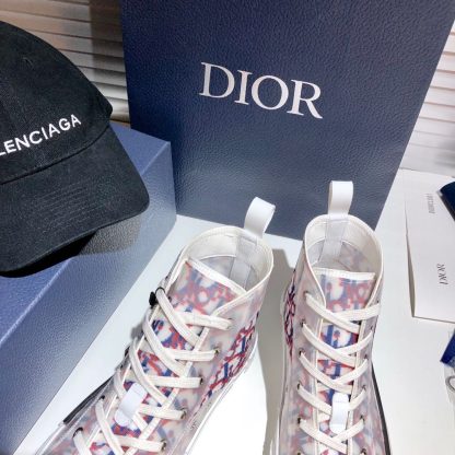 Dior color-blocked high-top sneakers - Image 6