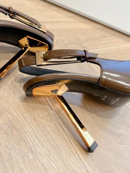 Ysl Lee metallic stiletto high heels - Image 6