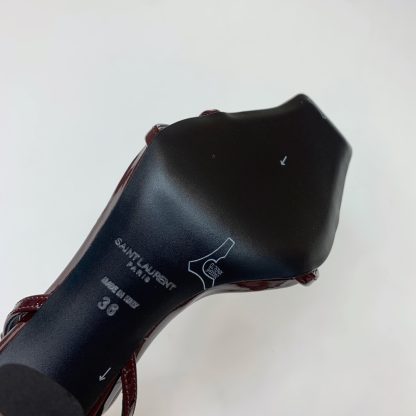 Ysl square-toed high heel sandals - Image 6