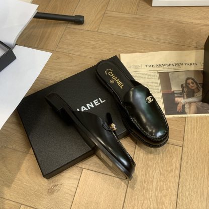Chanel Early Spring Black Classic Perfect Match Flash Brick Daily Sandals - Image 6