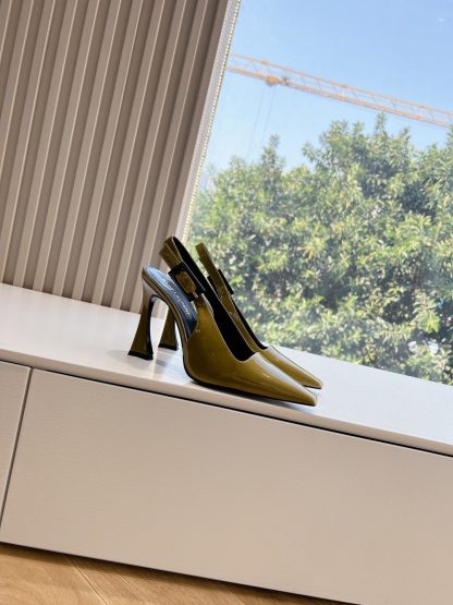 Ysl metal diamond chain high heels - Image 6
