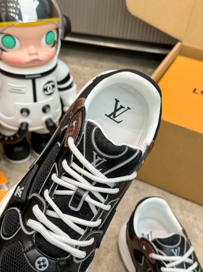 Louis Vuitton Olympia series couples' models Silver Horn King leisure sports shoes running shoes - Image 7