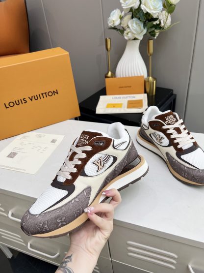 Louis Vuitton breathable diamond mesh sneakers - Image 6