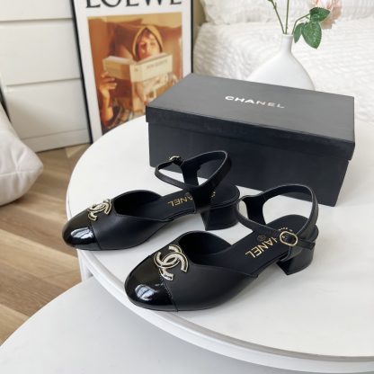 Chanel Spring-Summer Dance Shoes Collection New Black Sandals - Image 6