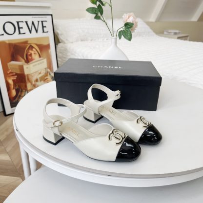Chanel Spring-Summer Dance Shoes Collection New White Sandals - Image 6