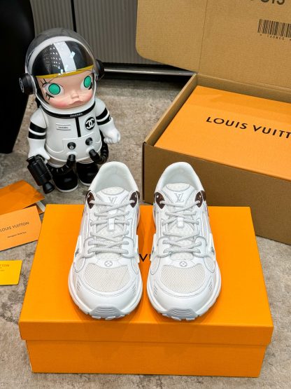 Louis Vuitton Olympia series couples' models Silver Horn King leisure sports shoes running shoes - Image 7