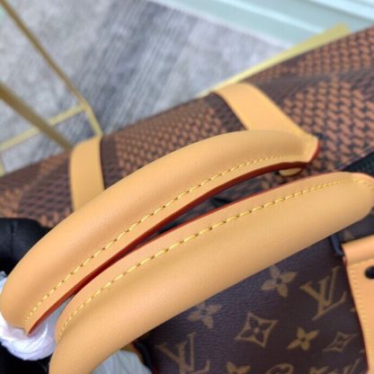 Louis Vuitton checkered nigo collaboration series keepall 50 travel bag - Image 6
