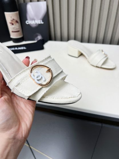 Chanel white elegant lady temperament sandals - Image 6