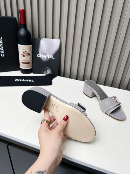 Chanel grey elegant ladylike sandals - Image 5