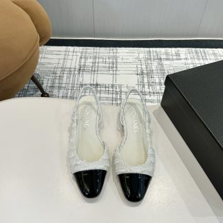 Chanel's latest white all-match luxury ballet flat sandals