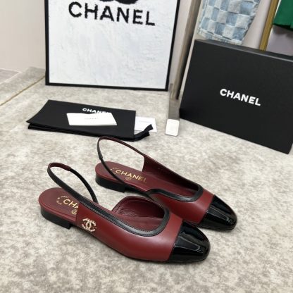 Chanel Spring and Summer Dancing Shoes Series New Red Retro Sandals - Image 6