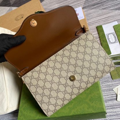 Gucci horsebit envelope chain bag - Image 6
