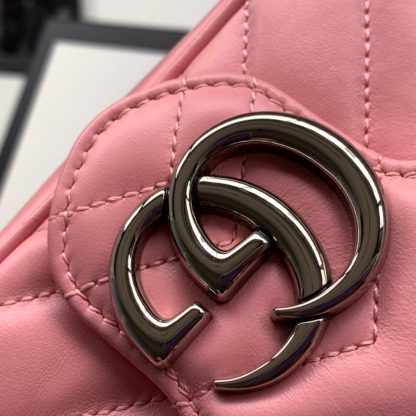 Gucci Marmont series chain pink mini bag - Image 6