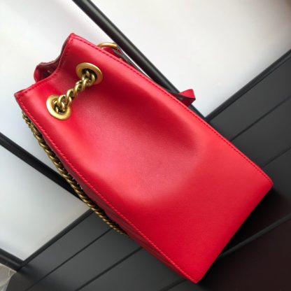 Gucci Marmonf wave pattern red chain shoulder bag - Image 6