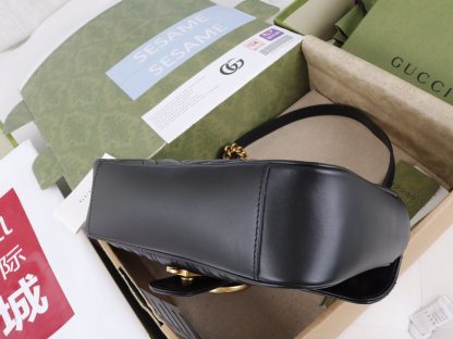 Gucci marmont wave pattern chain shoulder bag - Image 6