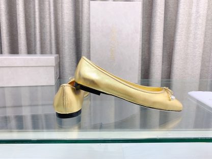 Jimmy Choo New Butterfly Pearl Ballet Flats - Image 6