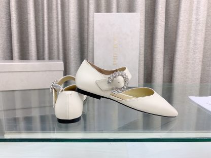 Jimmy Choo New Mary Jane Hollow Shoes Flats - Image 6