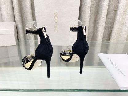 Jimmy Choo classic diamond buckle fashionable high-heeled sandals - Image 6