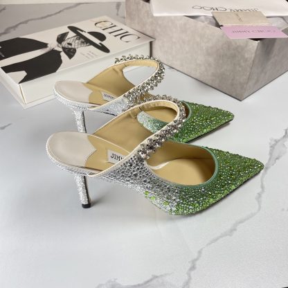 Jimmy Choo Elegant Diamond High Heels - Image 6
