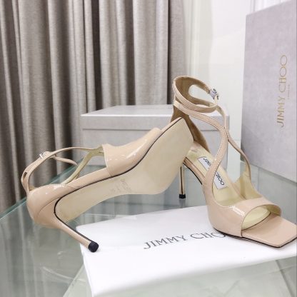 Jimmy Choo Fashion Square Toe High Heels - Image 6