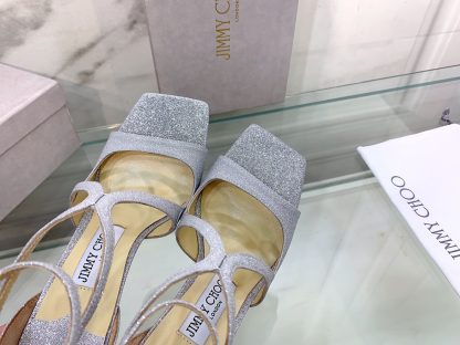 Jimmy Choo Fashion Square Toe High Heels - Image 6