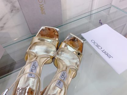 Jimmy Choo Fashion Square Toe High Heels - Image 6