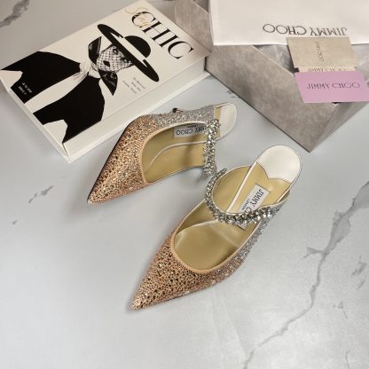 Jimmy Choo Fashion Diamond High Heels - Image 6