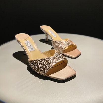 Jimmy Choo gradient high heels with rhinestones - Image 6