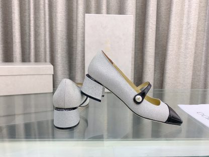 Jimmy Choo New Mary Jane Block Heel Pumps - Image 6