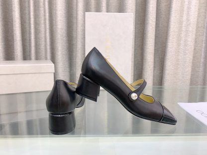 Jimmy Choo New Mary Jane Block Heel Pumps - Image 6