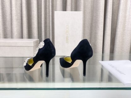 Jimmy Choo new style leaf diamond hollow high-heeled shoes - Image 6