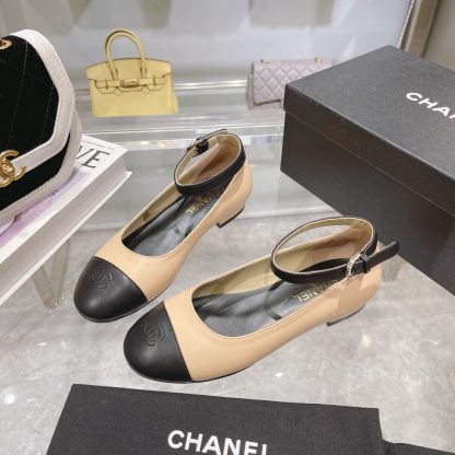 Chanel Comfort Classic Almond Black with Mary Jane Shoes - Image 6