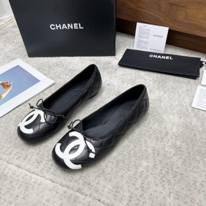 Chanel Spring and Summer Dancing Shoes Series Small Round Toe Slimming Flat Shoes - Image 6